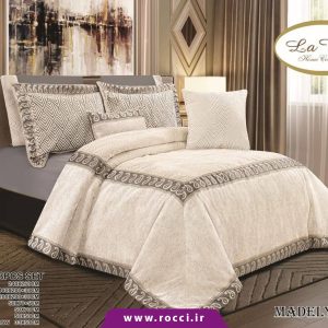 روتختی 8 تکه مخمل ژاکارد برند لاویتا طرح مادلین