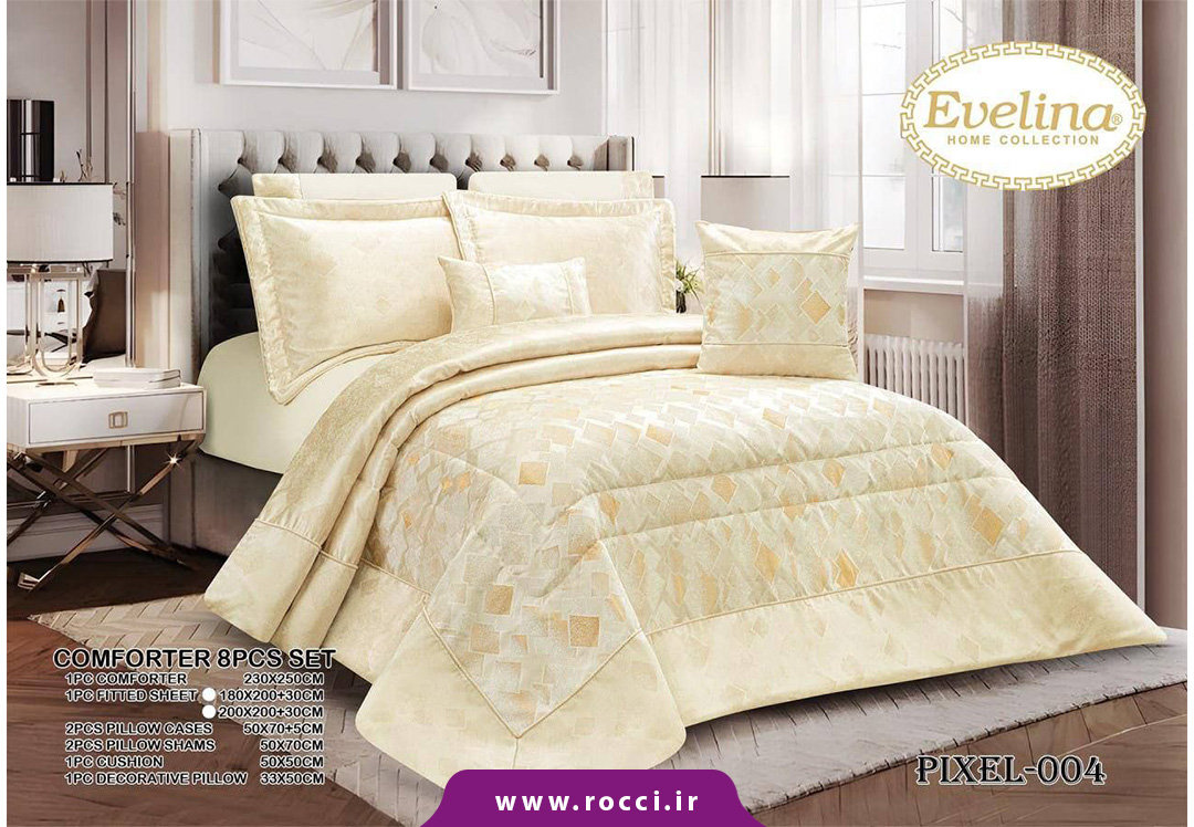 04 روتختی 8 تکه مخمل ژاکارد برند اولینا طرح پیکسل روتختی 8 تکه مخمل ژاکارد برند اولینا طرح پیکسل