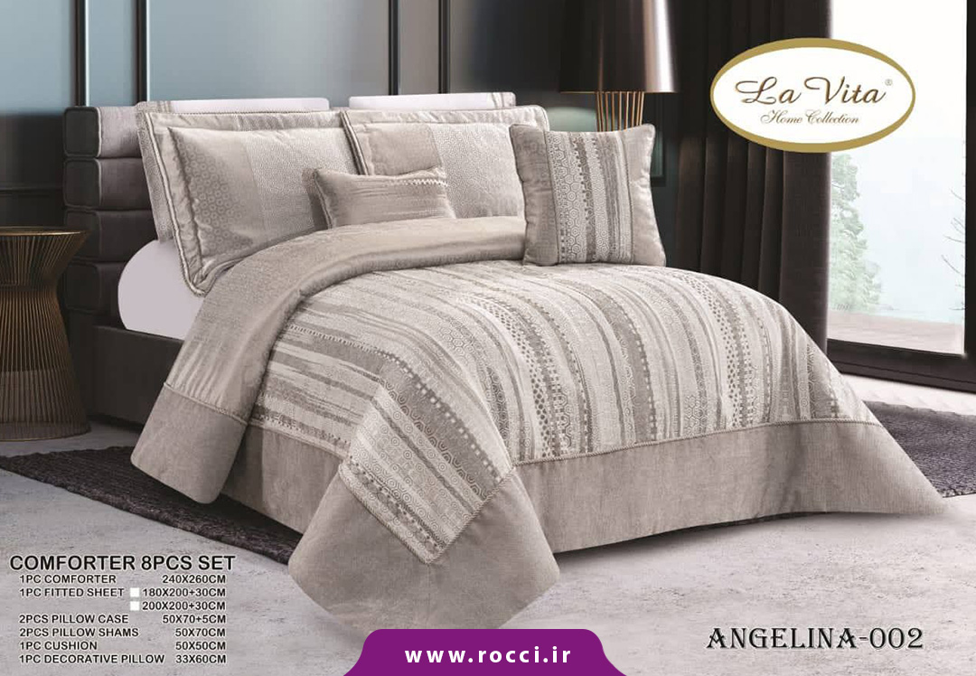 روتختی 8 تکه مخمل شانل برند لاویتا طرح آنجلینا روتختی 8 تکه مخمل شانل برند لاویتا طرح آنجلینا