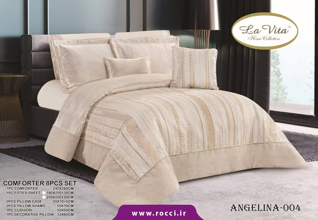 روتختی 8 تکه مخمل شانل برند لاویتا طرح آنجلینا روتختی 8 تکه مخمل شانل برند لاویتا طرح آنجلینا