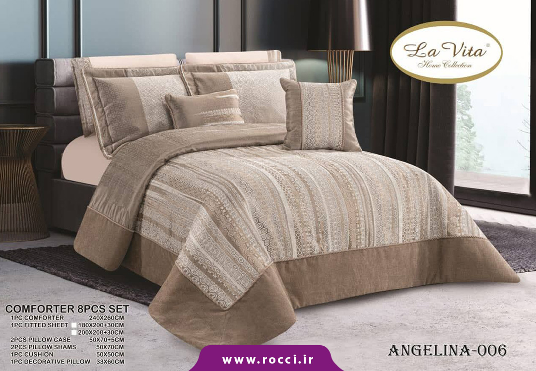 روتختی 8 تکه مخمل شانل برند لاویتا طرح آنجلینا روتختی 8 تکه مخمل شانل برند لاویتا طرح آنجلینا