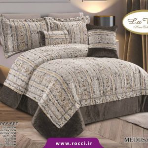 روتختی 8 تکه مخمل شانل برند لاویتا طرح مدوسا