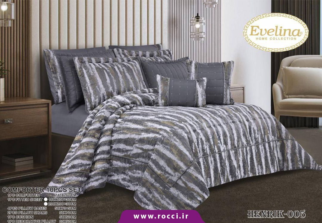 روتختی مخمل شانل برند اولینا مدل هنریک