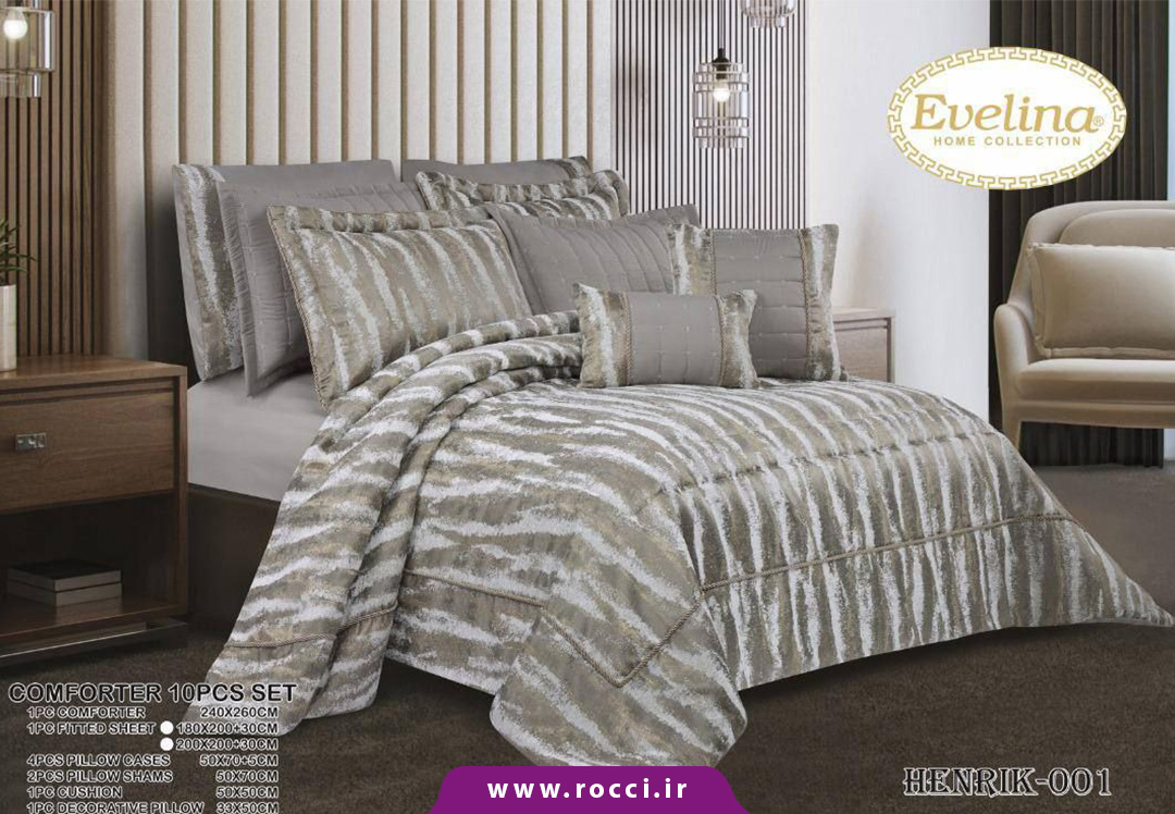 4.روتختی مخمل شانل برند اولینا مدل هنریک